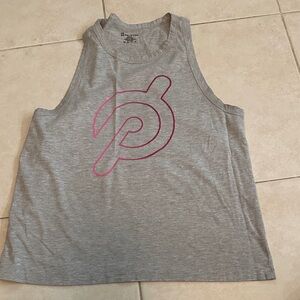 Women’s Peloton Heather Gray Tank Medium